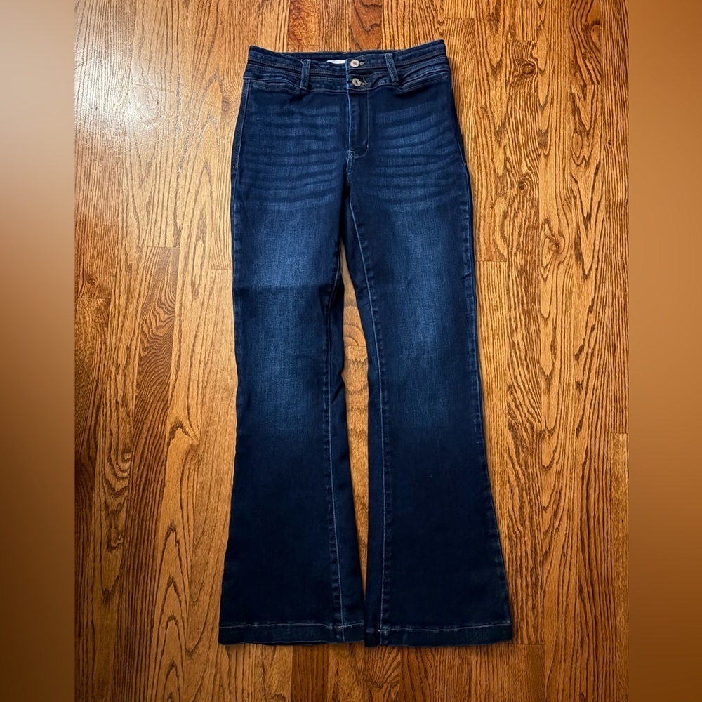 KanCan “Caroline” High Rise Dark Wash Flare Jeans – Size 9/28 - Picture 4 of 12
